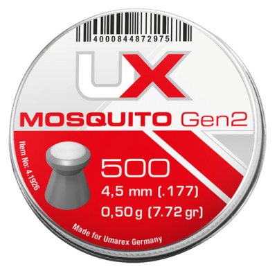 UX Mosquito Gen 2. 4,5mm Cal 177 0,5g 500st
