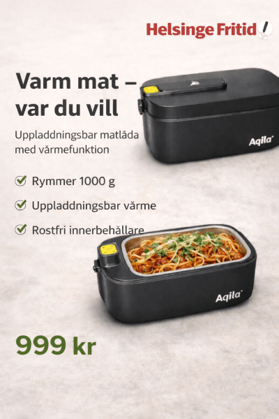 Uppladdningsbar matlåda