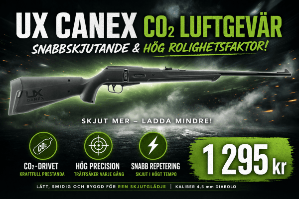 UX Canex CO₂ för snabbt skytte