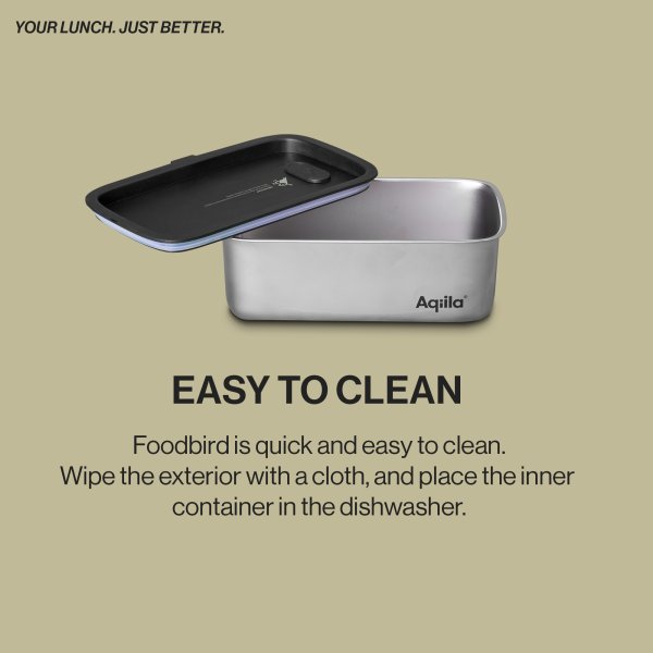 Aqiila Foodbird LB5 - Uppladdningsbar matlåda