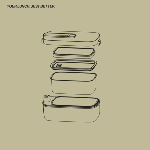 Aqiila Foodbird LB5 - Uppladdningsbar matlåda