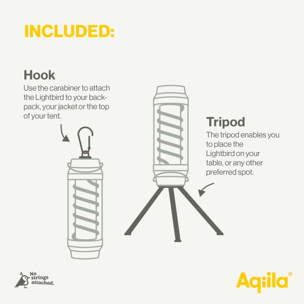 Aqiila Lightbird G1 - Lykta med Ficklampa